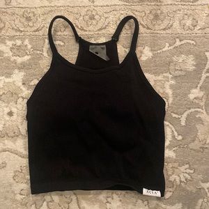 ACTA Cropped tank with built in bra